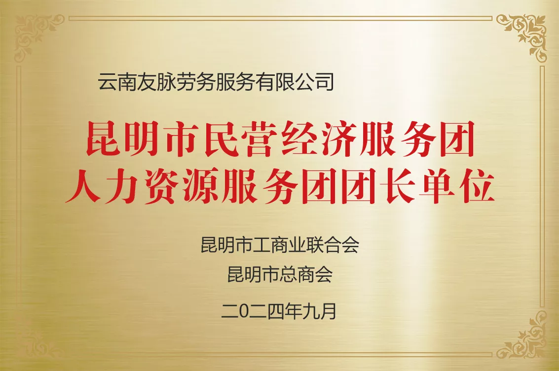 昆明市民营经济服务团人力资源服务团团长单元